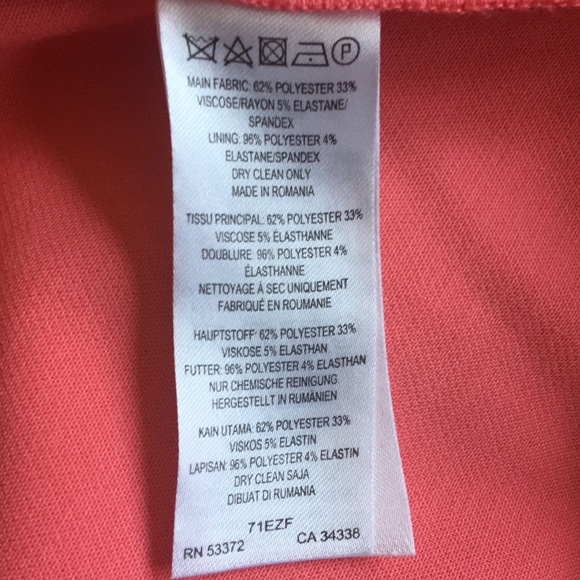 French Connection Coral Pink Dress - Picture 5 of 6